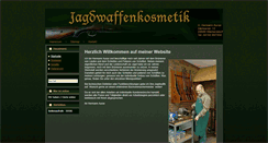 Desktop Screenshot of jagdwaffenkosmetik.de