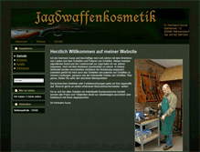 Tablet Screenshot of jagdwaffenkosmetik.de